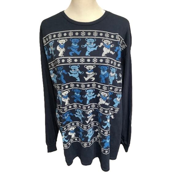 Liquid Blue Other - Liquid Blue Grateful Dead Blue Long Sleeve T-Shirt XL Vintage Grateful Dead Bear